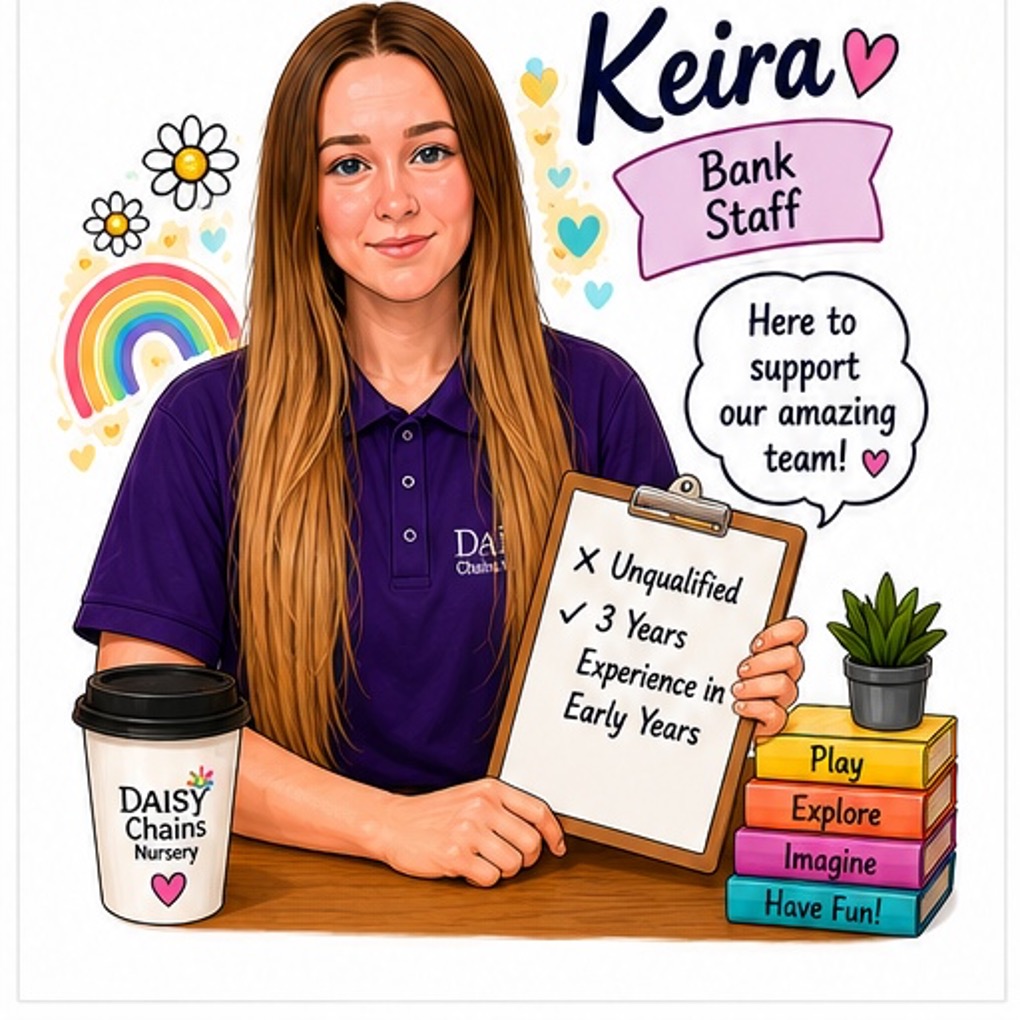 Keira, Bank Staff at Daisy Chains Nursery