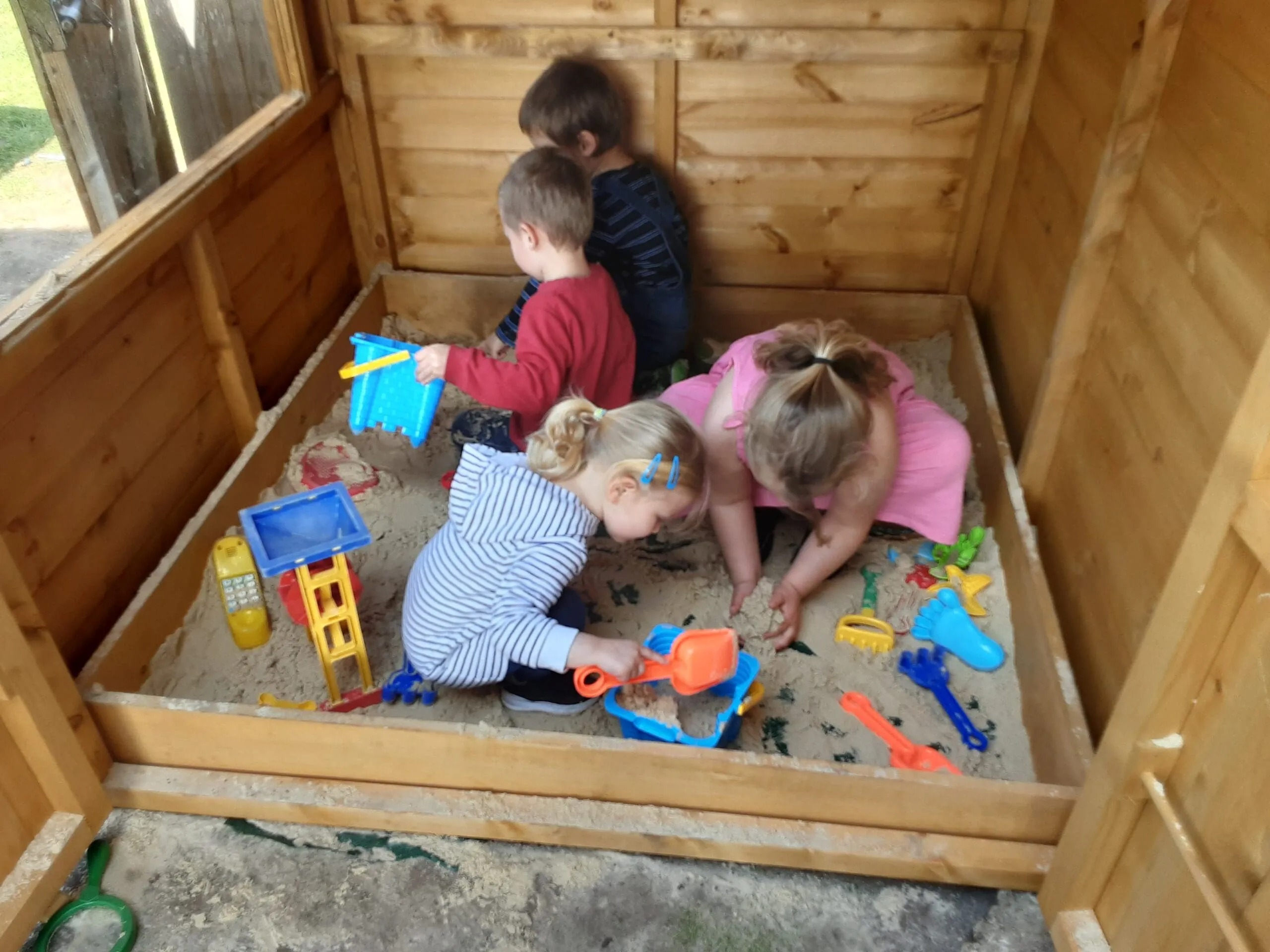 Child receiving individual care at Daisy Chains Nursery