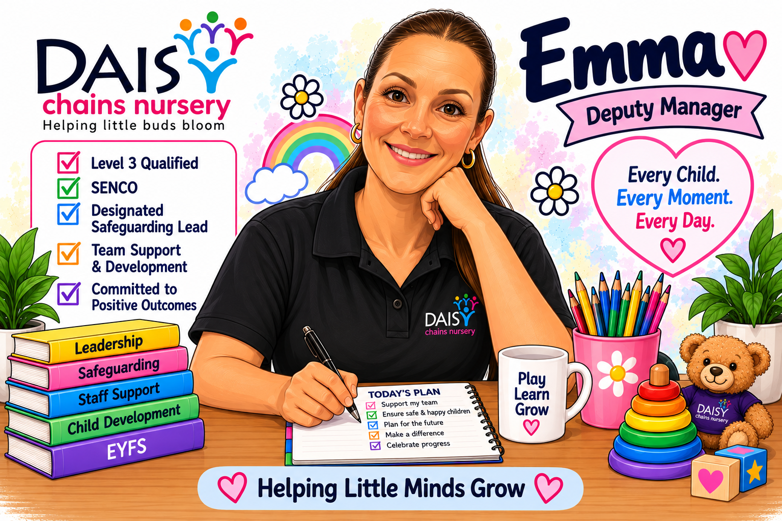 Emma, Deputy Manager at Daisy Chains Nursery